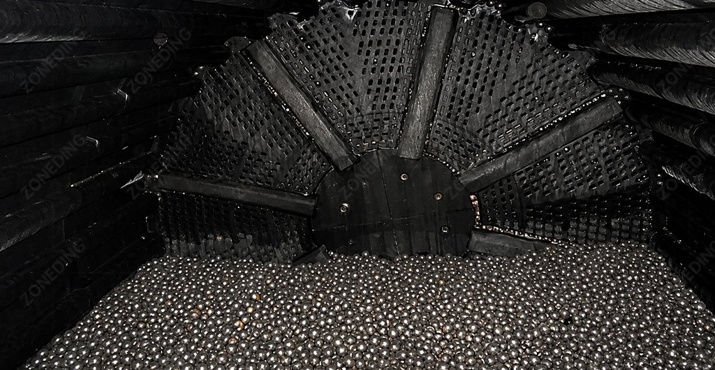 Ball mill liner selection by ore hardness