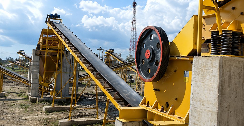 Jaw Crusher + Vibrating Screen