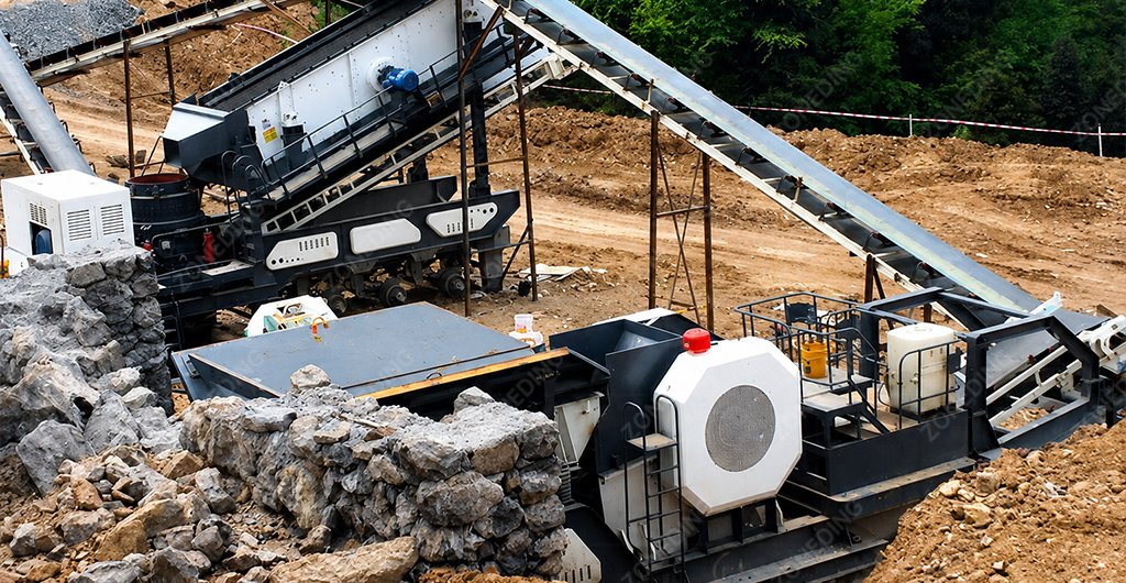 Mobile Jaw Crusher + Mobile Cone Crusher