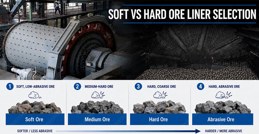 Soft vs Hard Ore Liner Selection