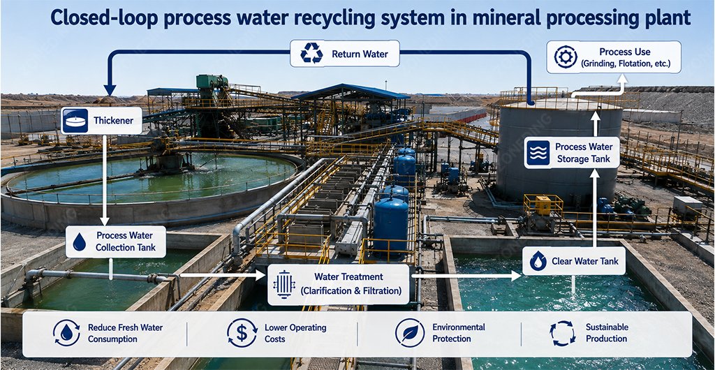 How to Reduce Water Use in Mineral Processing Plants