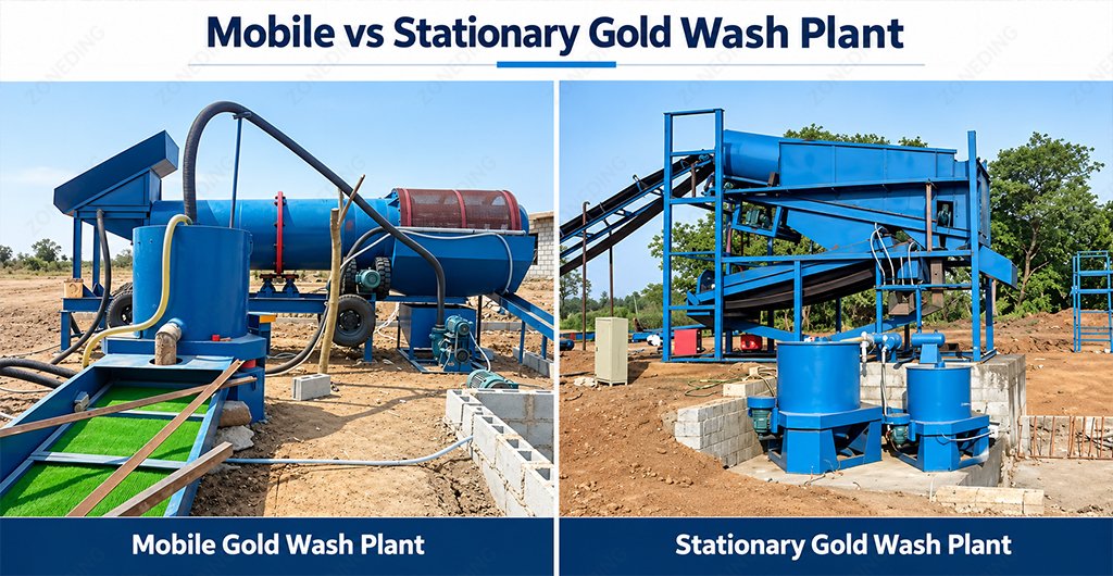 Mobile systems prioritize relocation, while stationary plants provide more flexibility for long-term expansion and infrastructure.